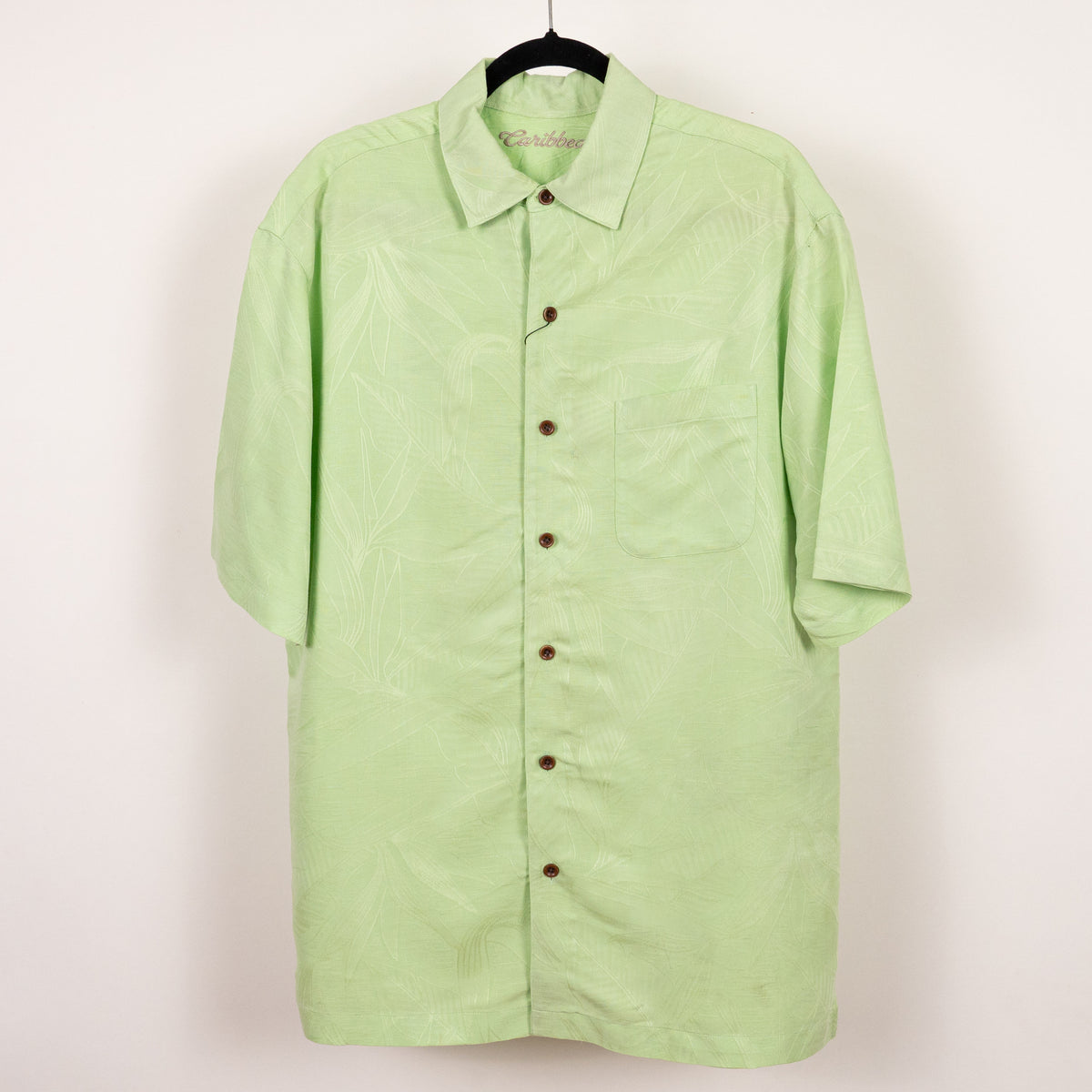 camisa hawaiana verde (L) Caribbean