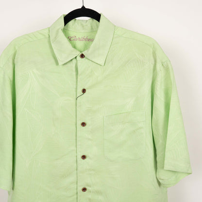 camisa hawaiana verde (L) Caribbean