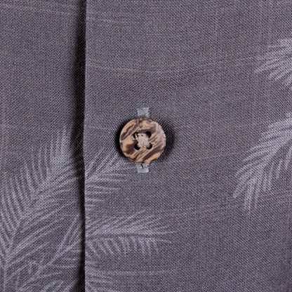 Camisa hawaiana gris (XL) Island Shores