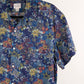 Camisa hawaiana azul (L) J. Crew