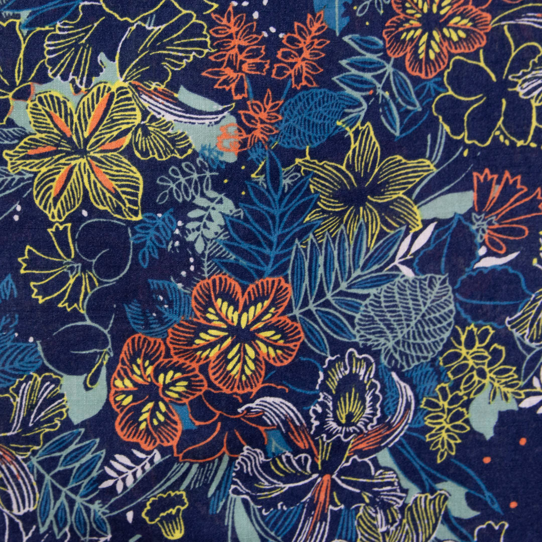 Camisa hawaiana azul (L) J. Crew