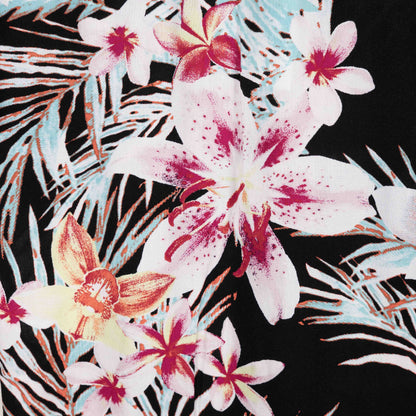 Camisa hawaiana negra (XS) No boundaries