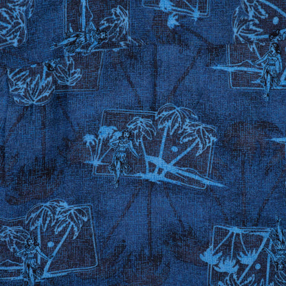Camisa hawaiana azul (L) George