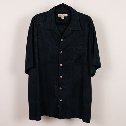 Camisa hawaiana negra  (XL) Tommy bahama