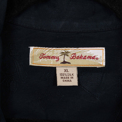 Camisa hawaiana negra  (XL) Tommy bahama