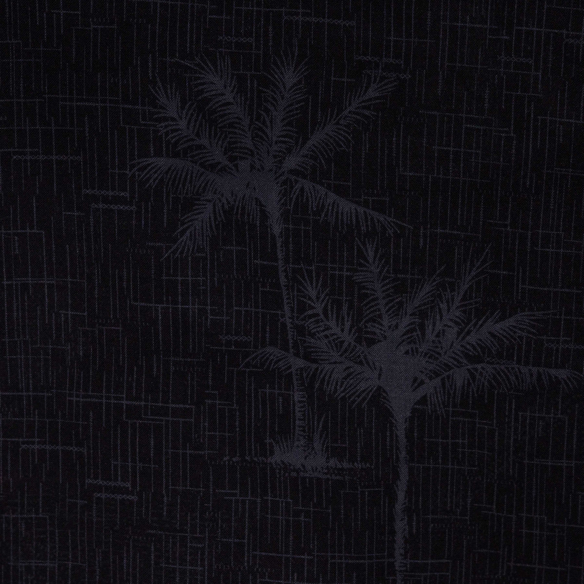 Camisa hawaiana negra (L) Van Heusen