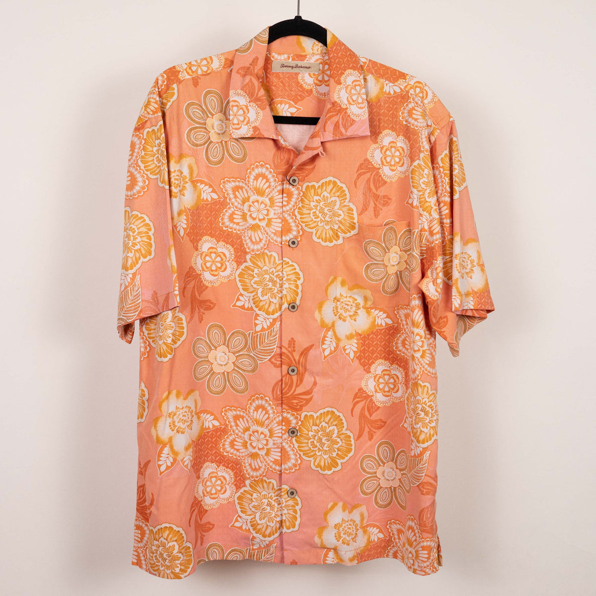 Camisa hawaiana naranja (L) Tommy Bahama