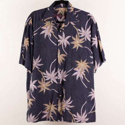 Camisa hawaiana negro (XL) Bamboo Cay