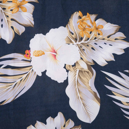 Camisa hawaiana azul (L) Denim & Flower