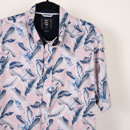 Camisa estampada rosa (L) Fried Denim