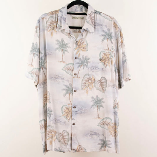 Camisa hawaiana beige (XL) Batik Bay