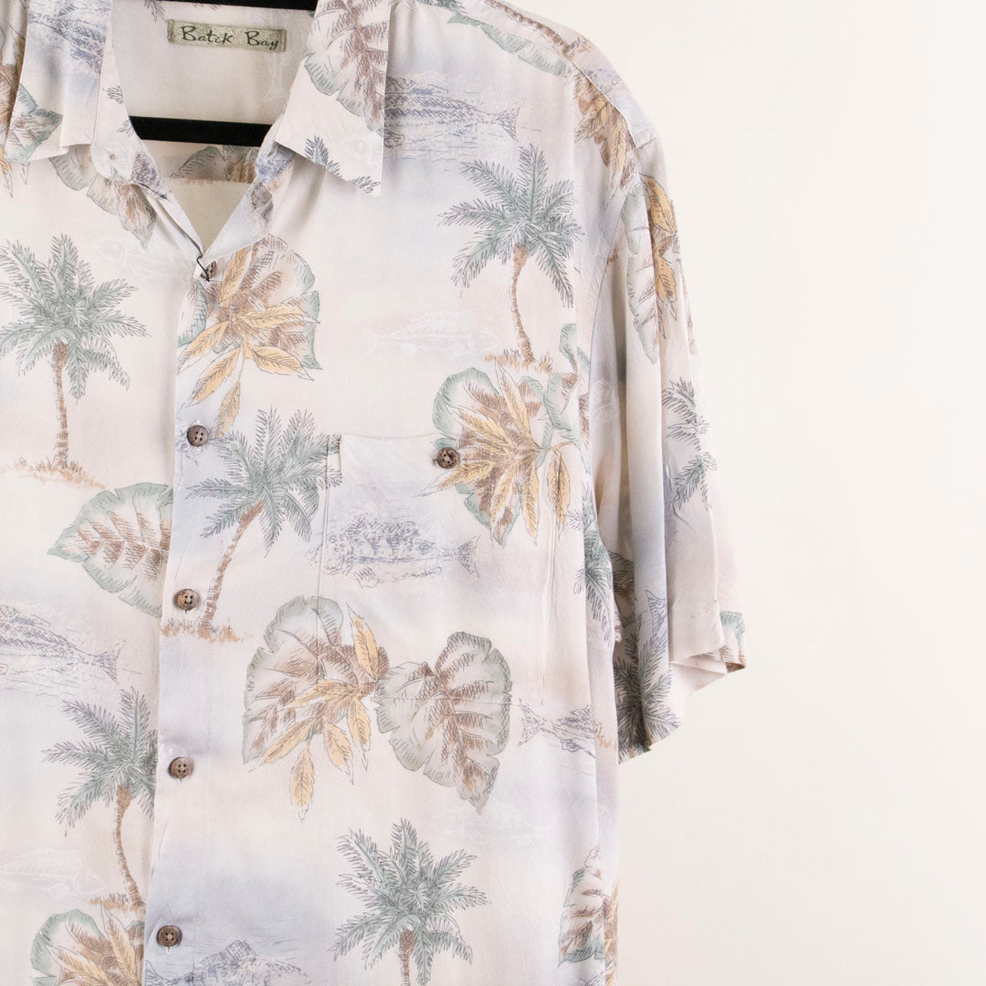 Camisa hawaiana beige (XL) Batik Bay