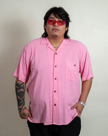 Camisa casual rosa
