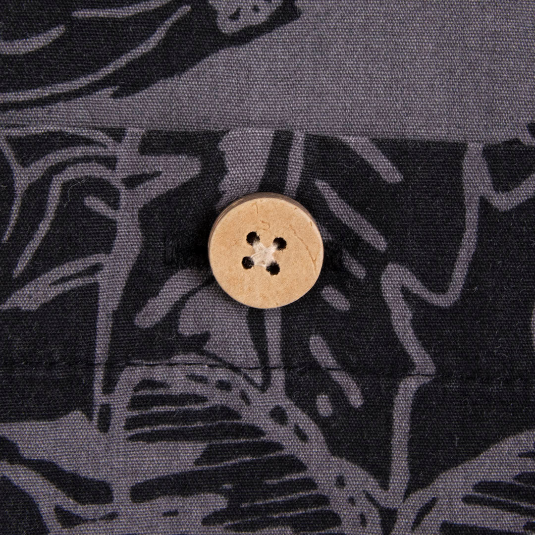 Camisa hawaiana negro (L) Natural Issue