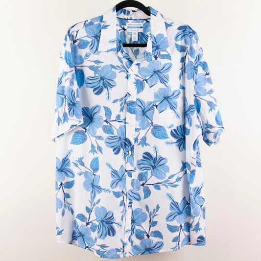 Camisa hawaiana blanco (2XL) Amazon essentials