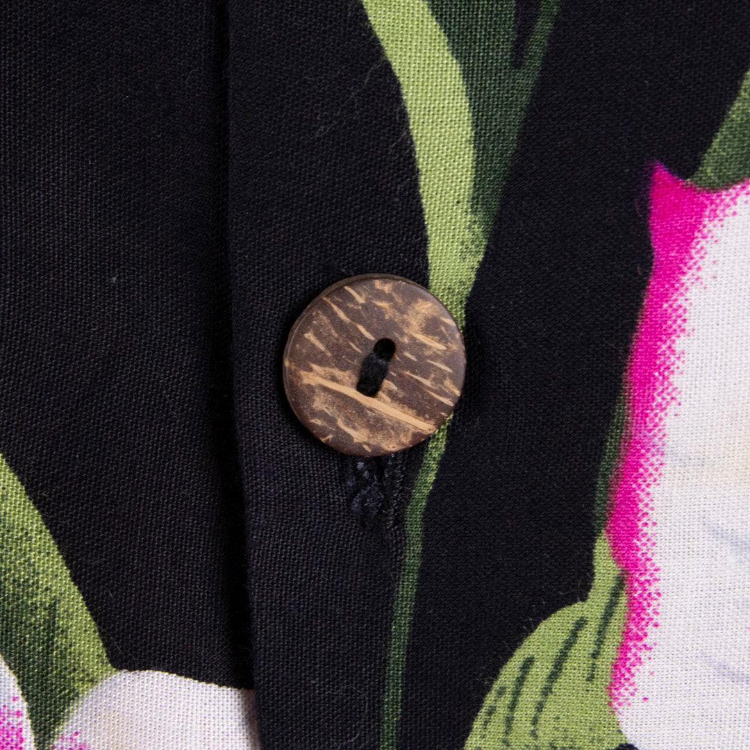 Camisa hawaiana negro (L) Favant