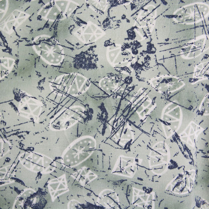 Camisa estampada verde (XL) Claiborne