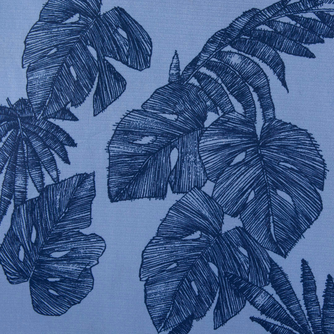 Camisa hawaiana azul (M) Café Luna