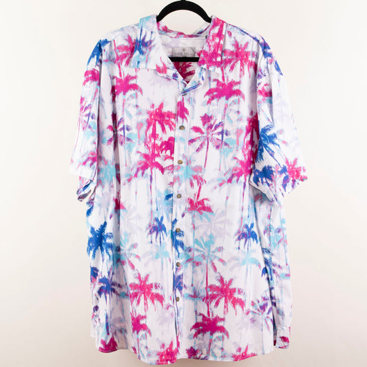 Camisa hawaiana blanco (2XL) Oak Hill