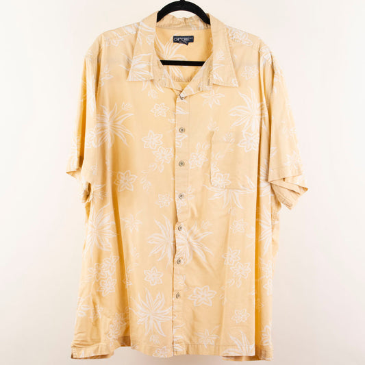 Camisa hawaiana beige (2XL) Cherokee