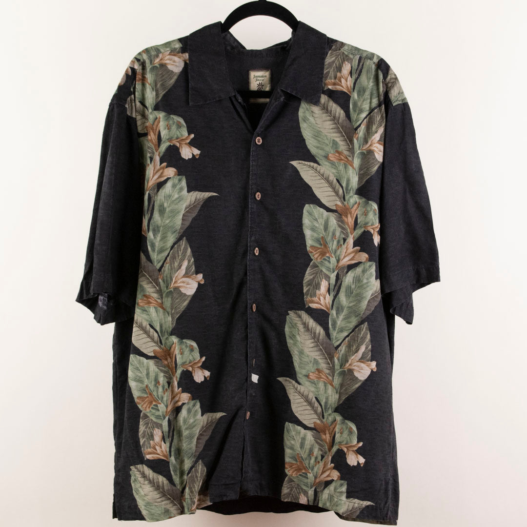 Camisa hawaiana negro (L) Jamaica Jaxx