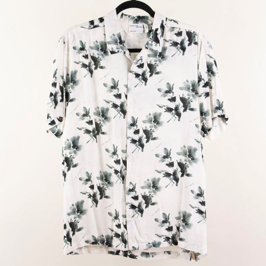 Camisa hawaiana blanco (M) Level ten design