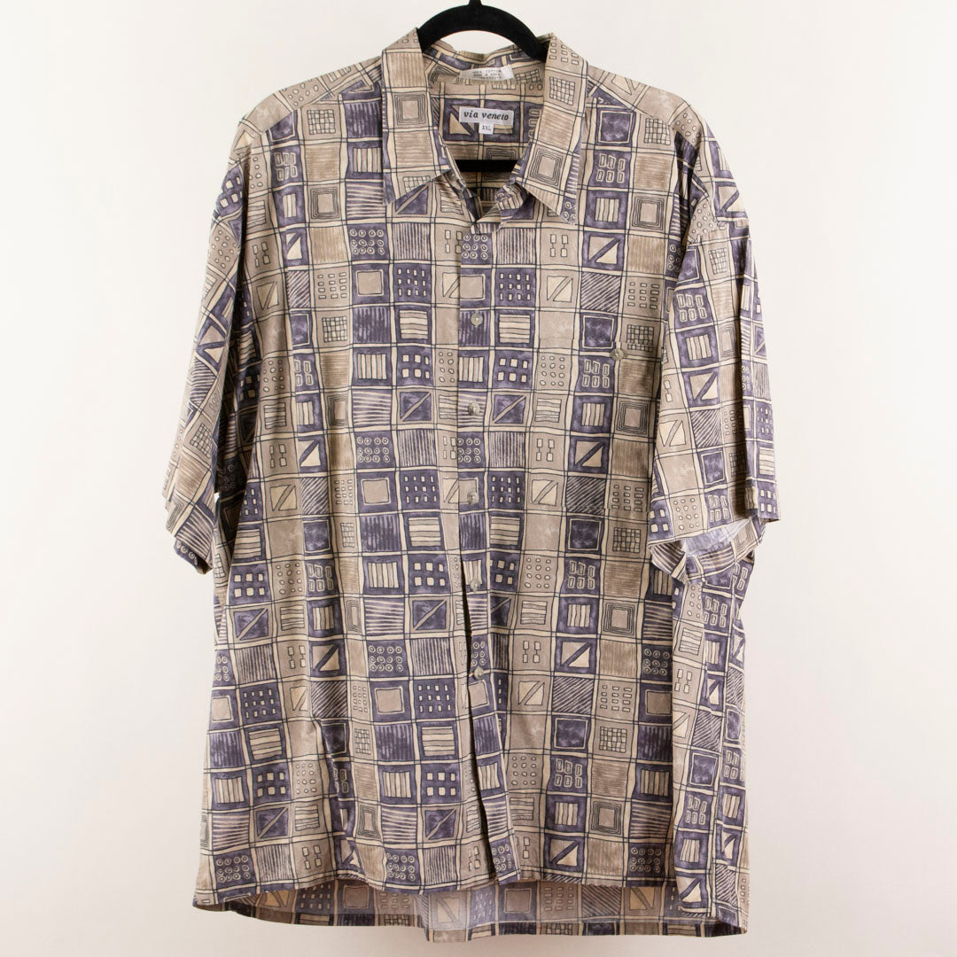 Camisa estampada (2XL) Via Veneto