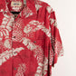 Camisa hawaiana rojo (M) Campia