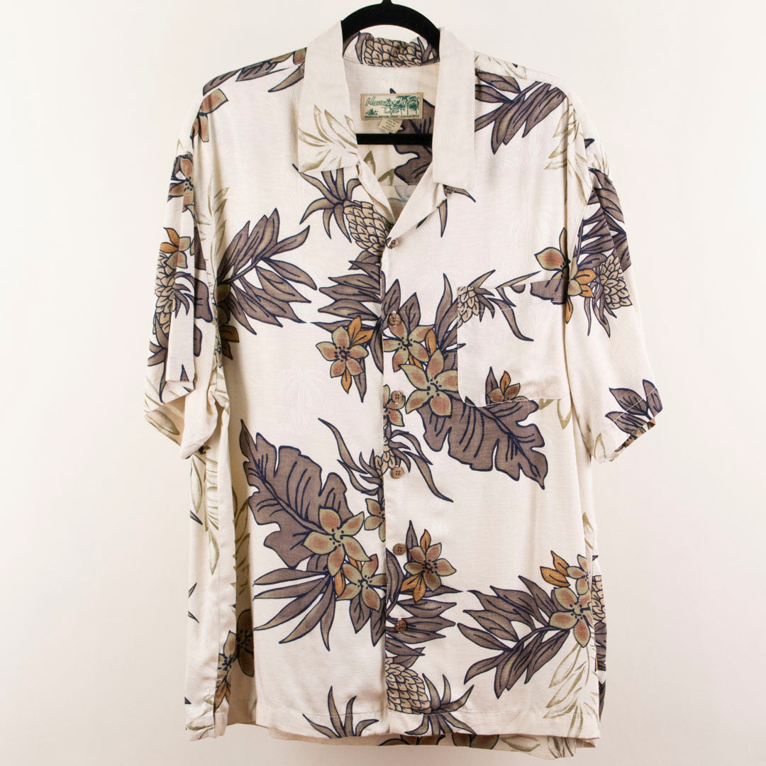 Camisa hawaiana beige (XL) Havana Jack´s Cafe