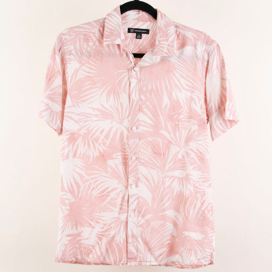 Camisa hawaiana rosa (XS) International concepts