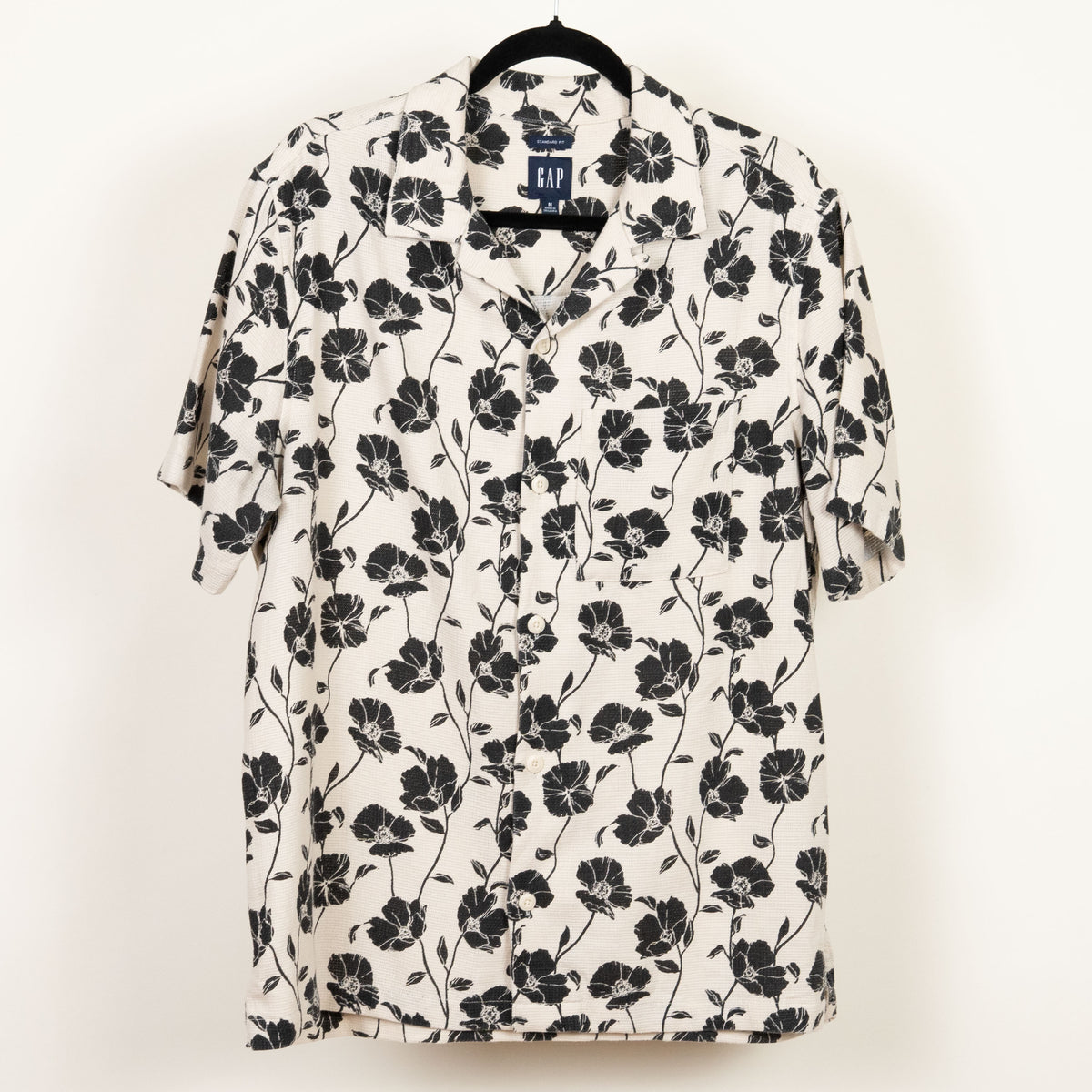 Camisa Hawaiana beige (M) Gap