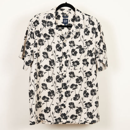 Camisa Hawaiana beige (M) Gap