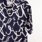 Camisa estampada azul marino (L) Goodfellow
