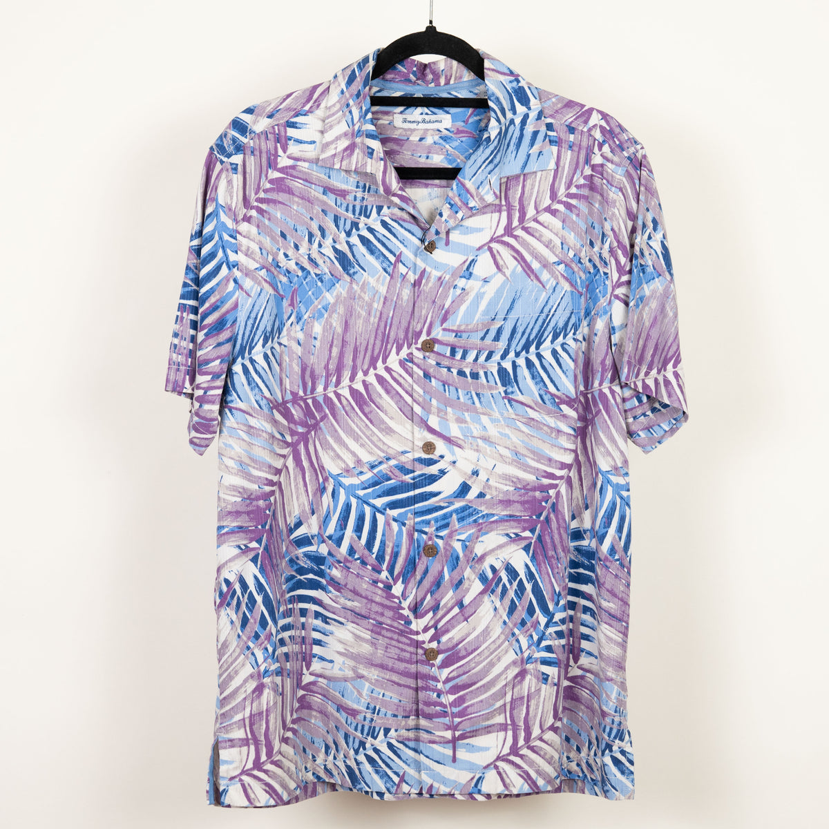 Camisa hawaiana purpura (M) Tommy bahama