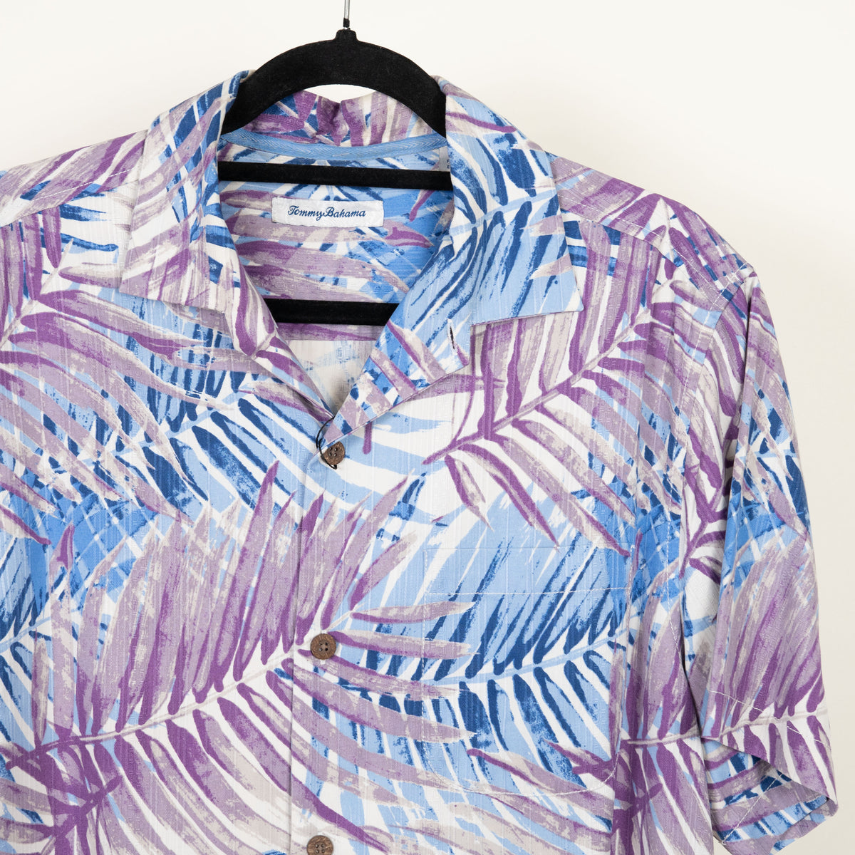 Camisa hawaiana purpura (M) Tommy bahama