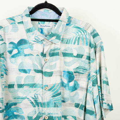 Camisa Hawaiana blanca (2XL) Tommy bahama