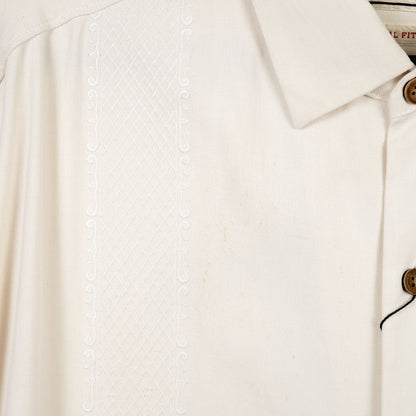 Camisa hawaiana beige  (XL) Tommy Bahama