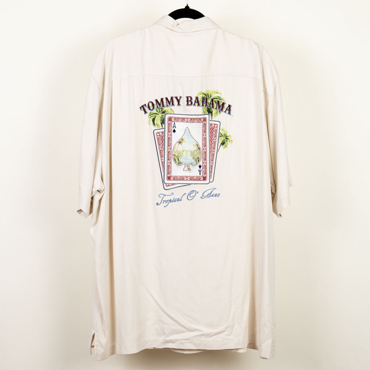 Camisa hawaiana beige  (XL) Tommy Bahama