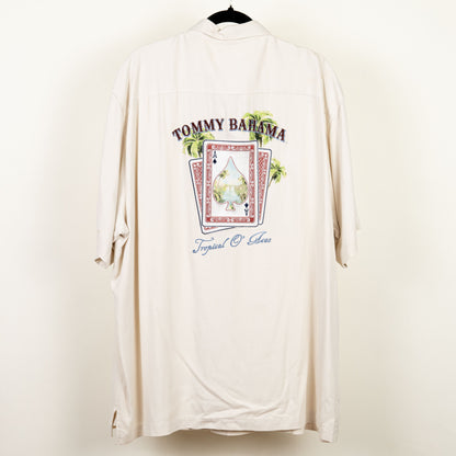 Camisa hawaiana beige  (XL) Tommy Bahama