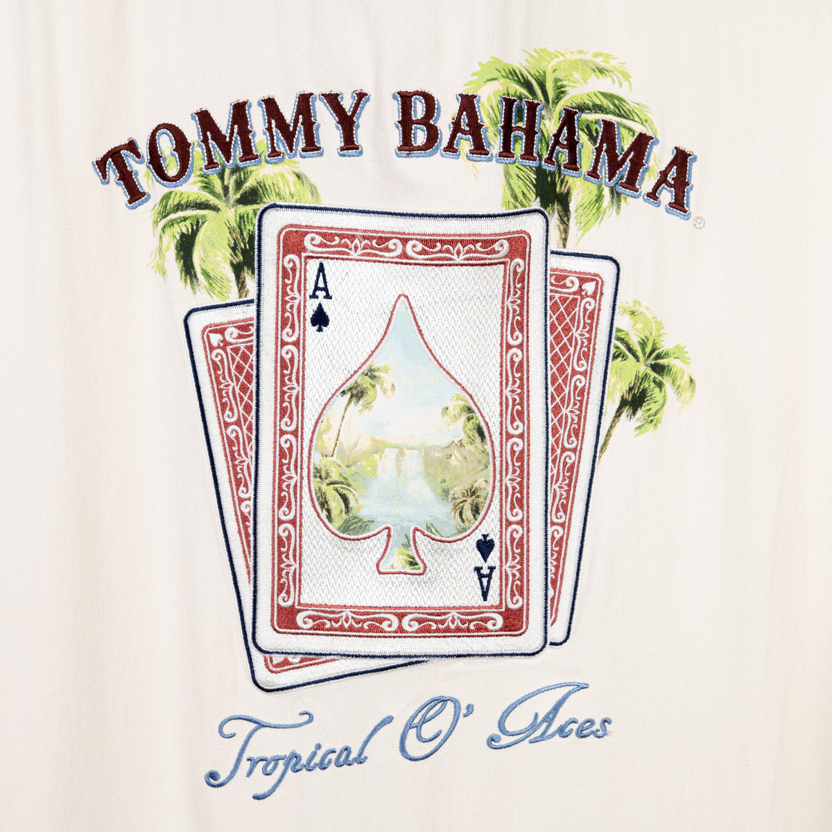 Camisa hawaiana beige  (XL) Tommy Bahama
