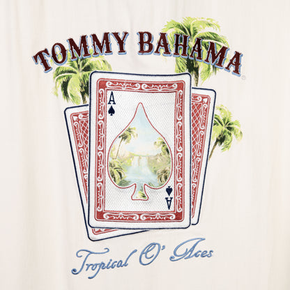 Camisa hawaiana beige  (XL) Tommy Bahama