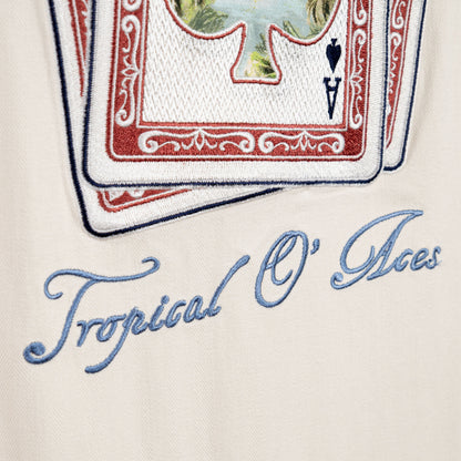 Camisa hawaiana beige  (XL) Tommy Bahama