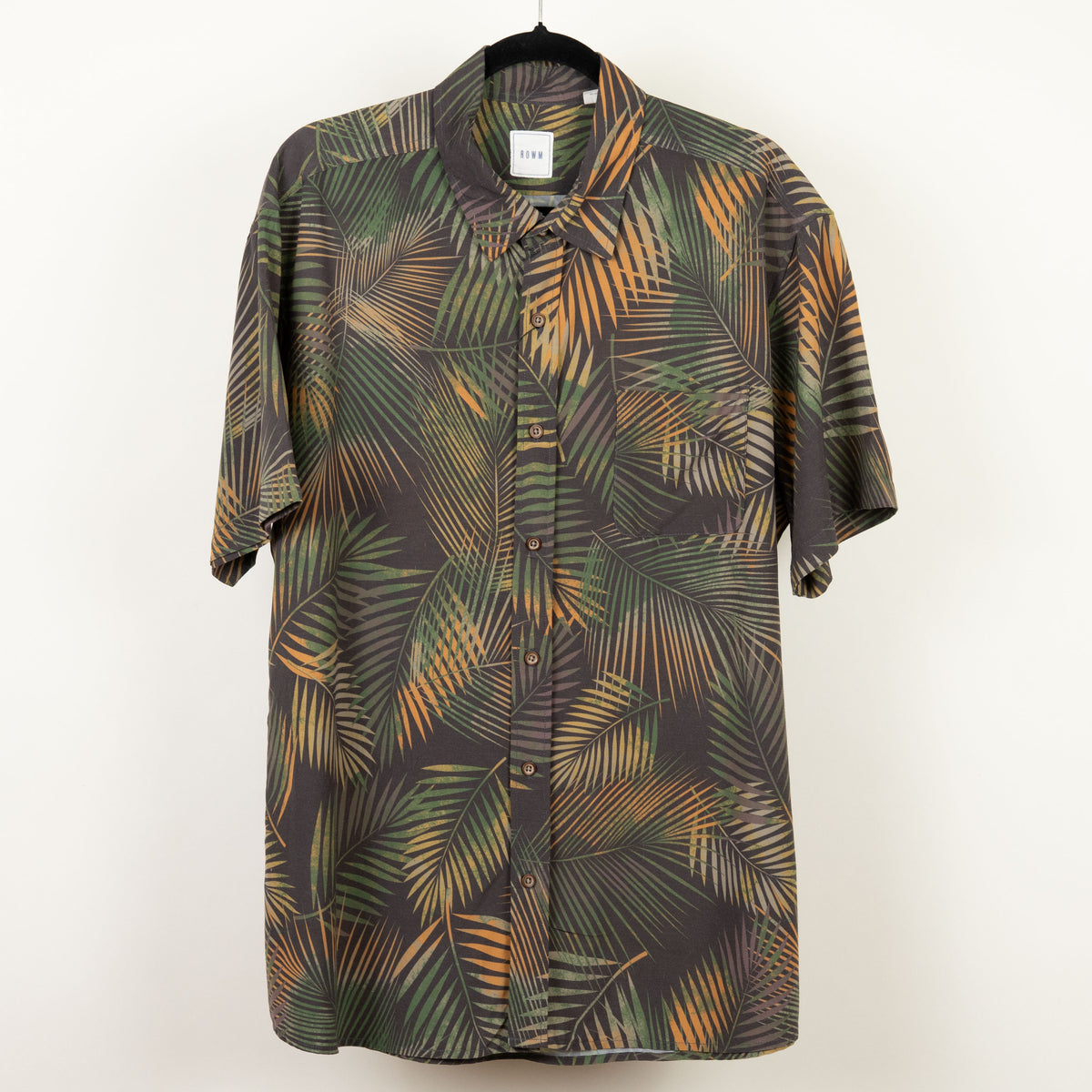 Camisa Hawaiana gris (XL) Rowm