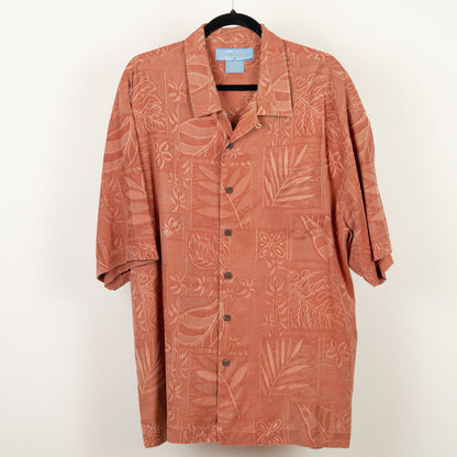 Camisa Hawaiana Naranja (2XL) Bermuda Bay