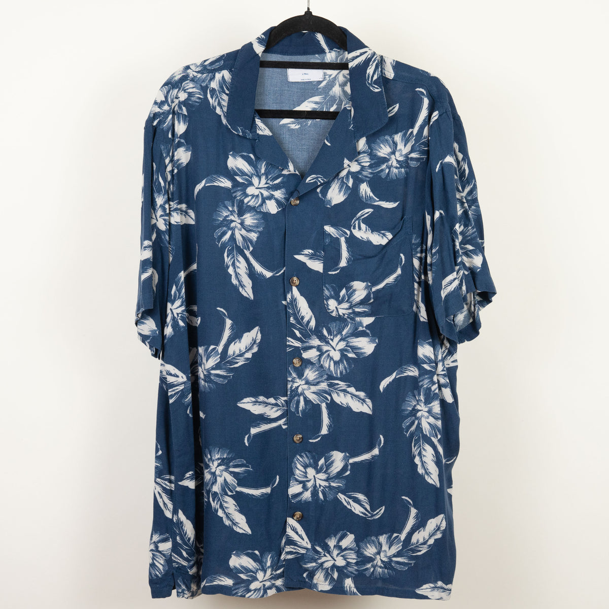 camisa hawaiana azul (L) Old navy