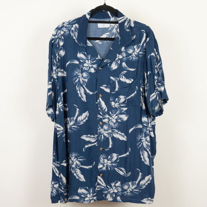 camisa hawaiana azul (L) Old navy