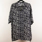 Camisa estampada negro (XL)