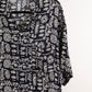 Camisa estampada negro (XL)