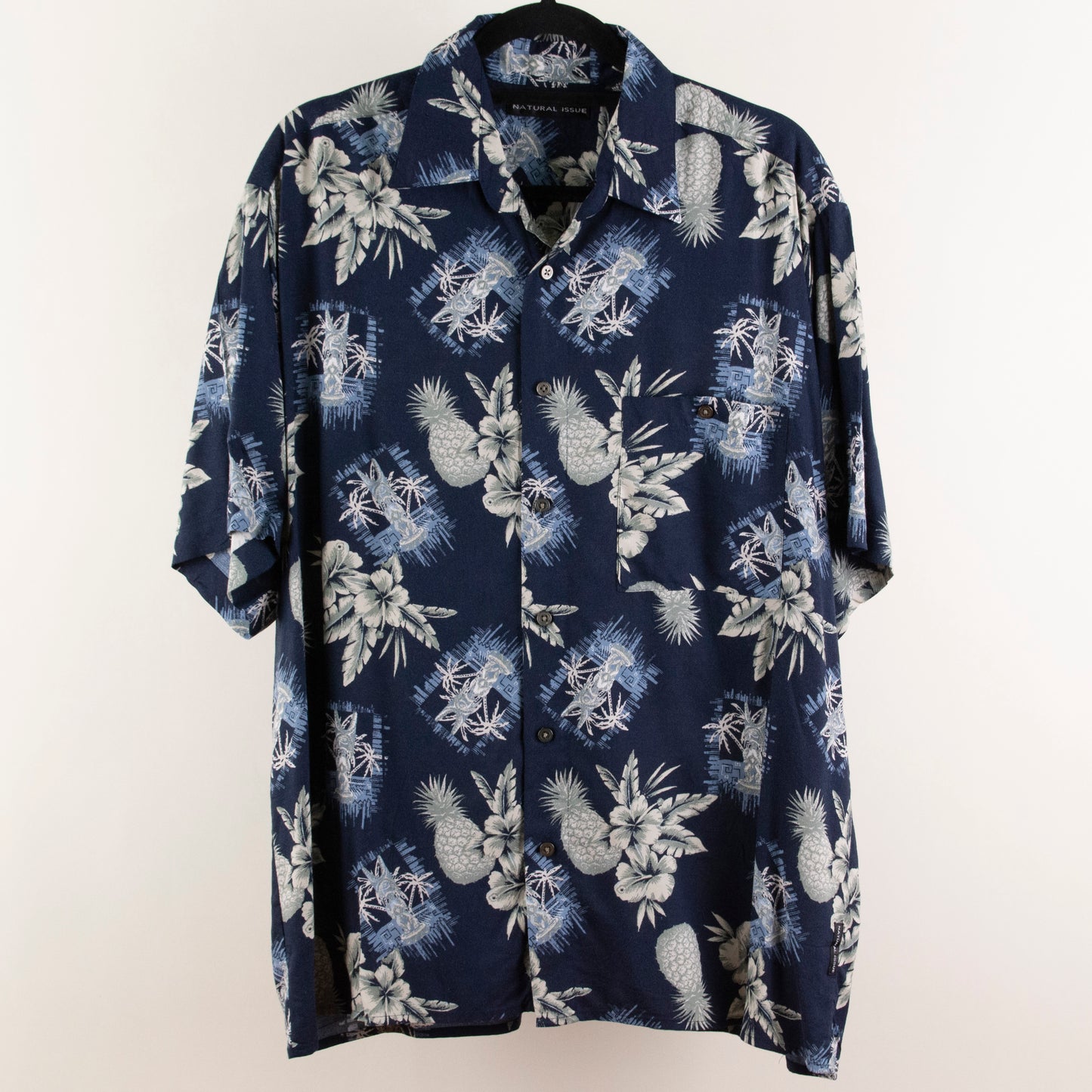 Camisa hawaiana Azul marino (M) Natural Issue