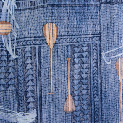 Camisa hawaiana azul (S) RJC